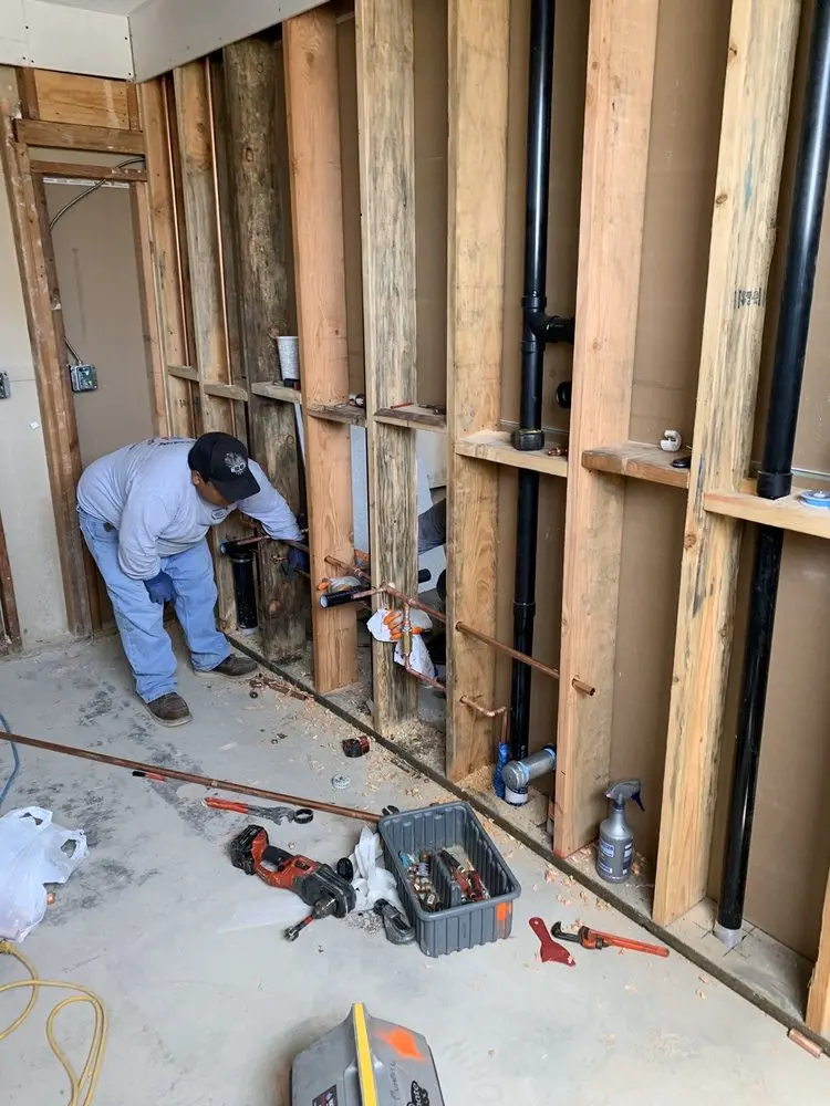 Commercial rough-in plumbing for Gas Line Repair in Vancouver Heights